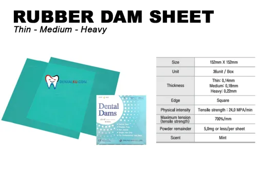 Rubber Dam Instrument  Rubber Dam Sheet 1 rubber_dam_sheet_thumbnail_produknya